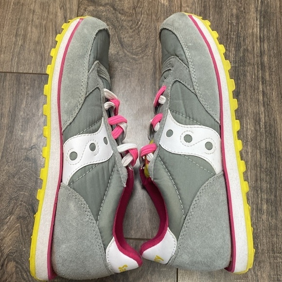 Saucony Originals Jazz Low Pro Retro Suede and Nylon  Sneakers Size 9 - Picture 7 of 10